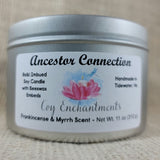 Ancestor Connect Soy Candle - Frankincense & Myrrh Scented