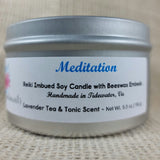 Meditation Soy Candle - Lavender Tea & Tonic Scented